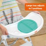 Bright Starts Dine Delight Compact Folding High Chair with 3-Section Plate - Image 4