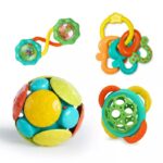 Bright Starts Catch Me Smile Teethers Baby Toy Gift Set - 4pc - Image 2
